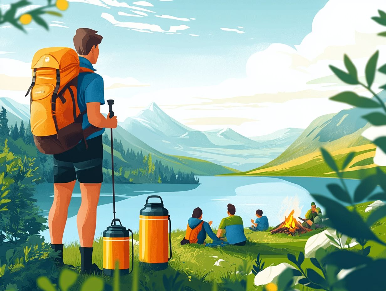 Image depicting 7 budget-friendly eco-friendly travel tips.