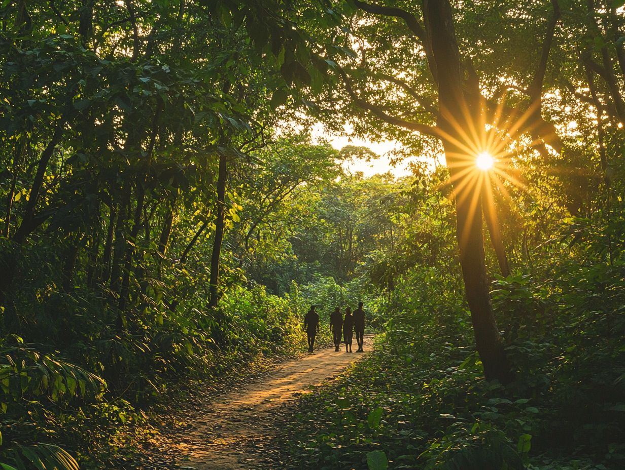 Experience endangered orangutans in their natural habitat in Borneo