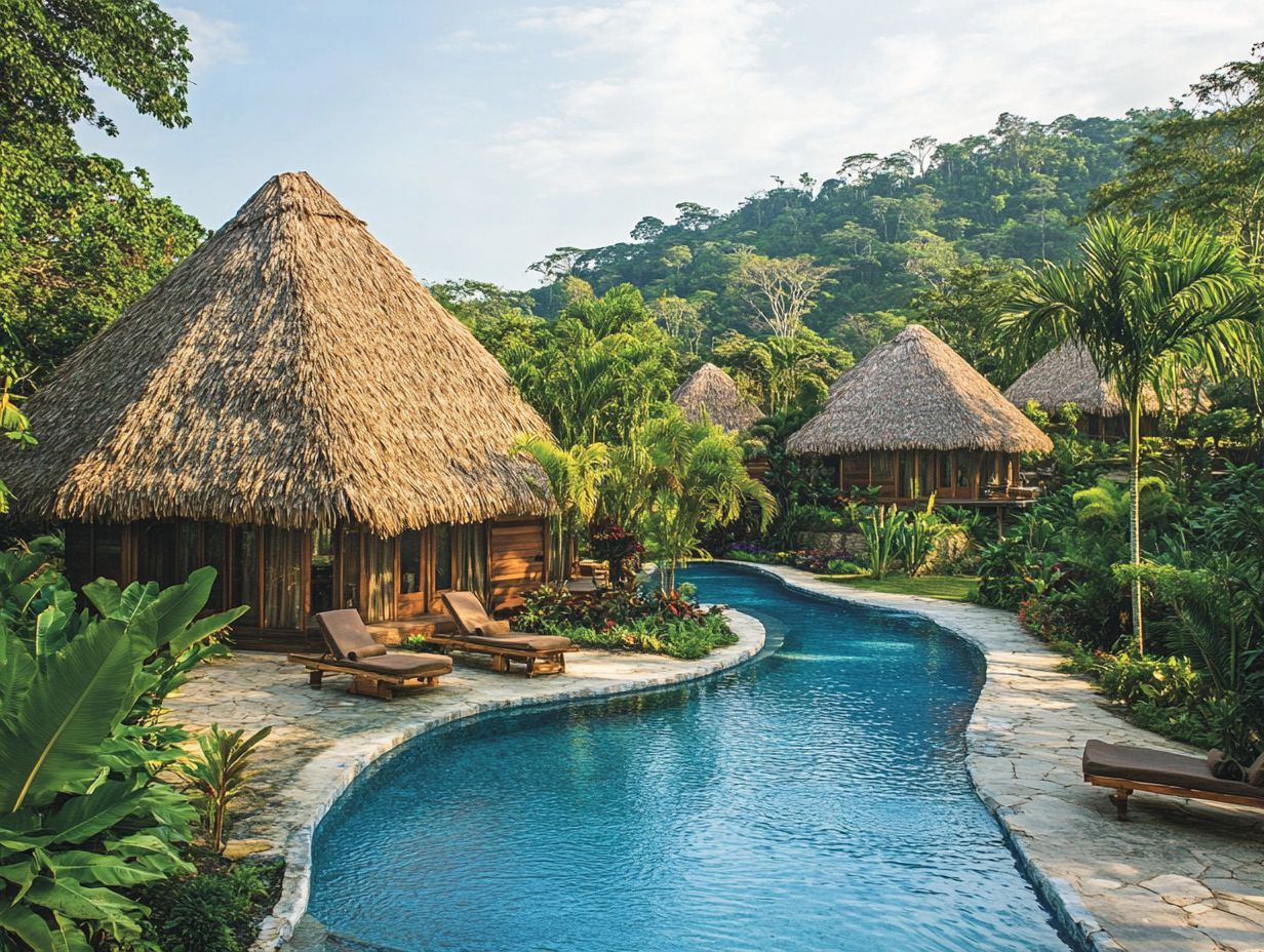 An overview of eco-resorts showcasing sustainable practices in Costa Rica.