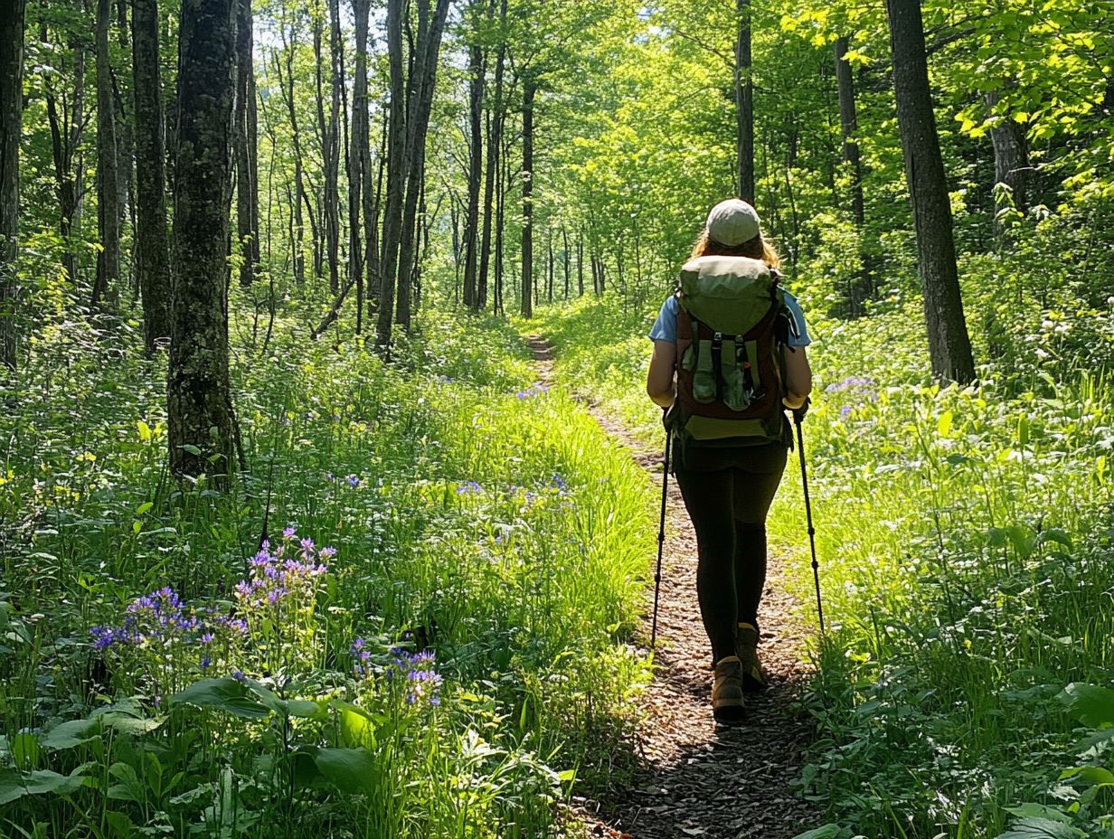 Planning for Sustainable Hiking