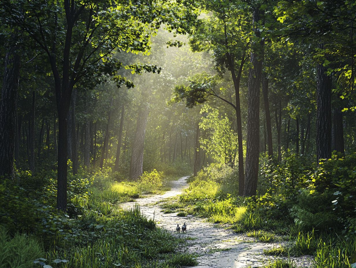 A collage of the world's best nature reserves showcasing their beauty.