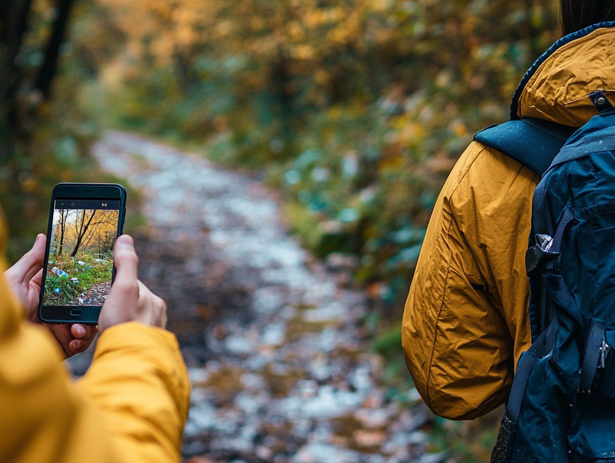 What types of environmental issues should I report while traveling?