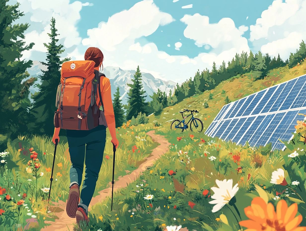 What does it mean to make a trip more eco-friendly?