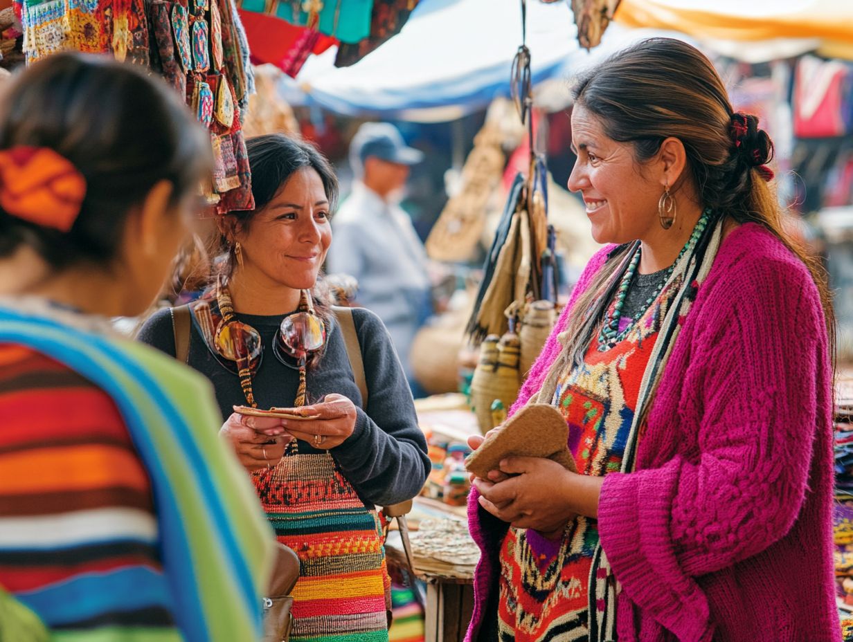 Travelers engaging with local communities in Ecuador