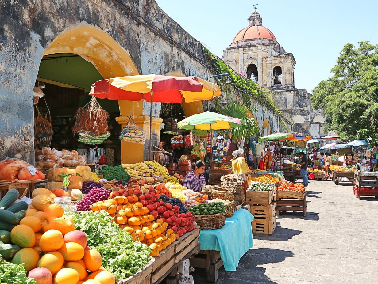 Community engagement through local markets