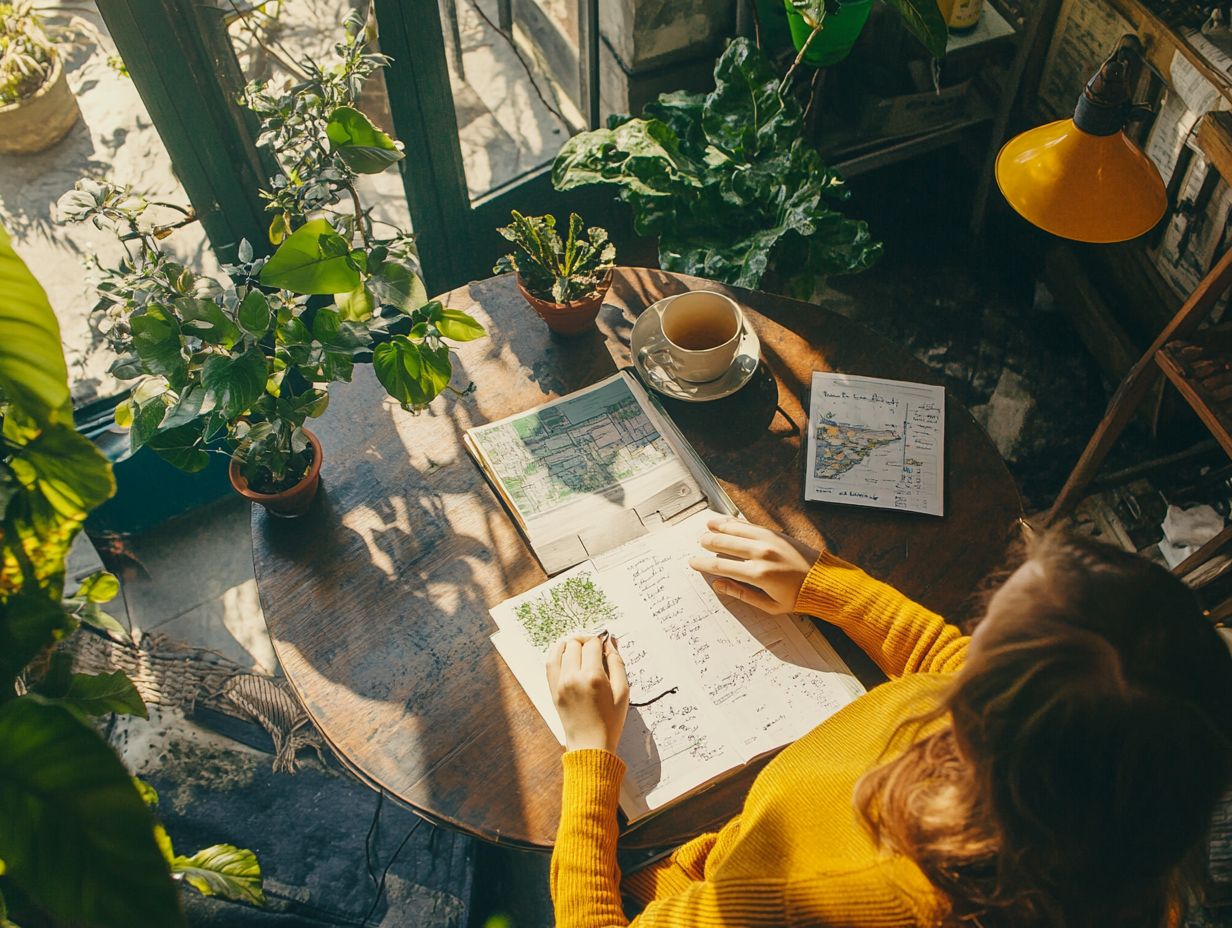 Why is it important to plan a green itinerary?