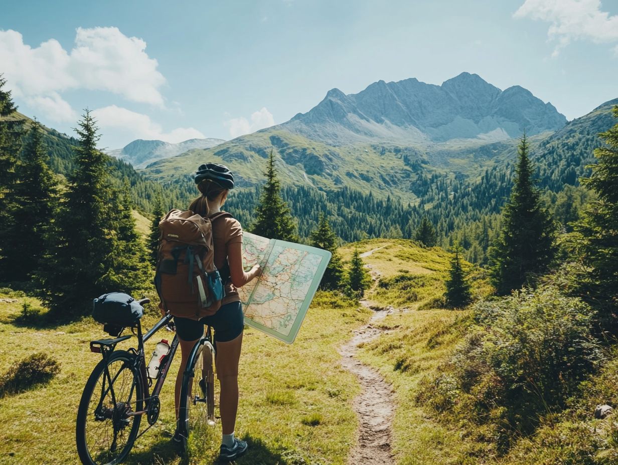 A collage showcasing the personal benefits of sustainable travel.