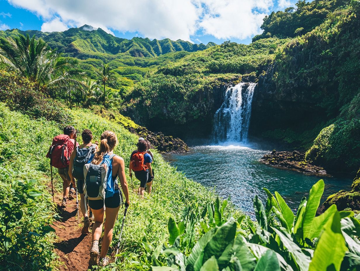 A scenic view showcasing Bali's culture and natural beauty