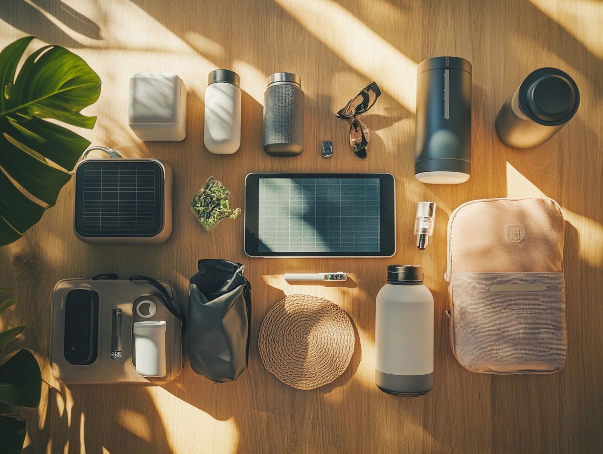 Eco-conscious travel gadgets