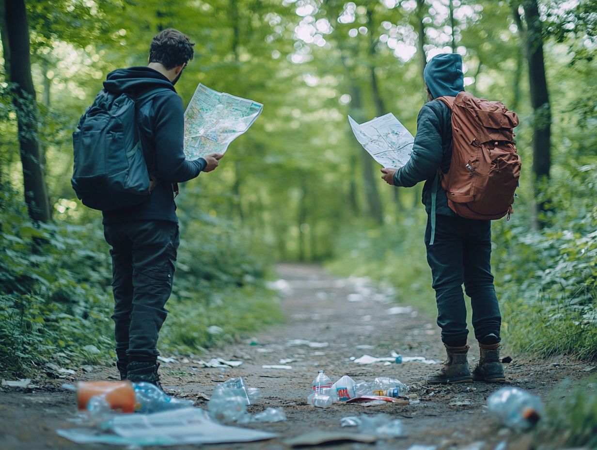 Image showing obstacles to eco-friendly travel.