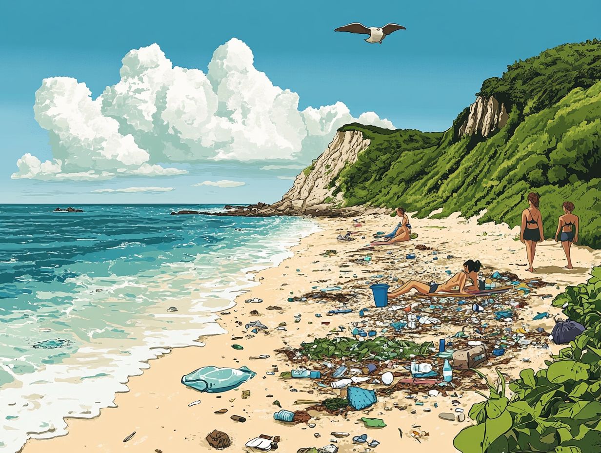 Illustration of the Future of Sustainable Tourism and Environmental Impact